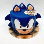 3d sonic dort marcipan